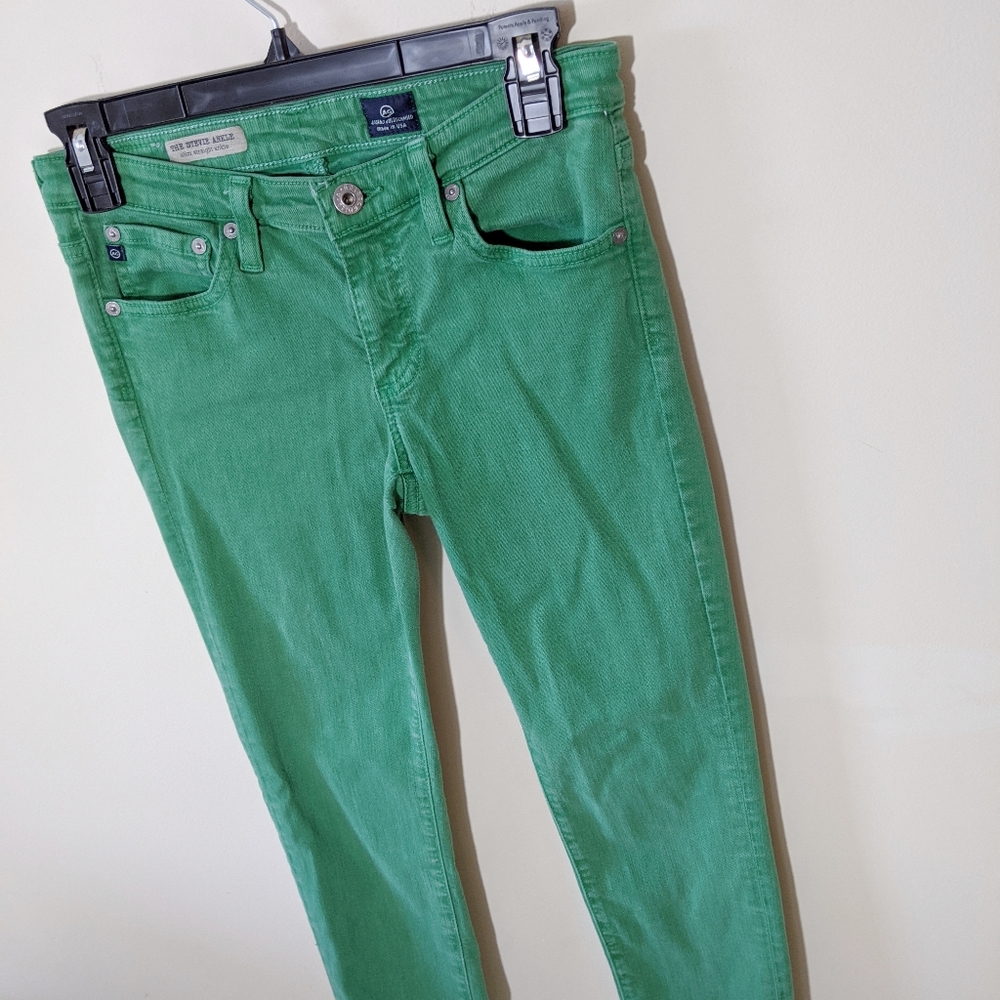 AG size 26R Green The Stevie Ankle jeans - Picture 6 of 7